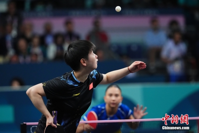 巴黎奥运会女单首轮孙颖莎轻取对手晋级，下轮