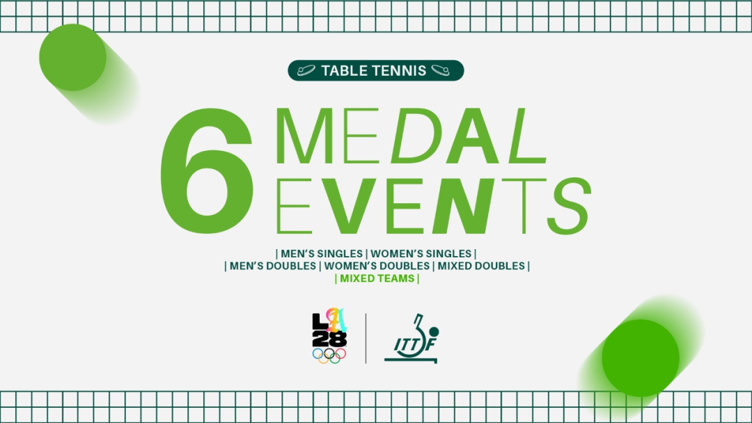 2028洛杉矶奥运会乒乓球项目大调整 混合团体取代