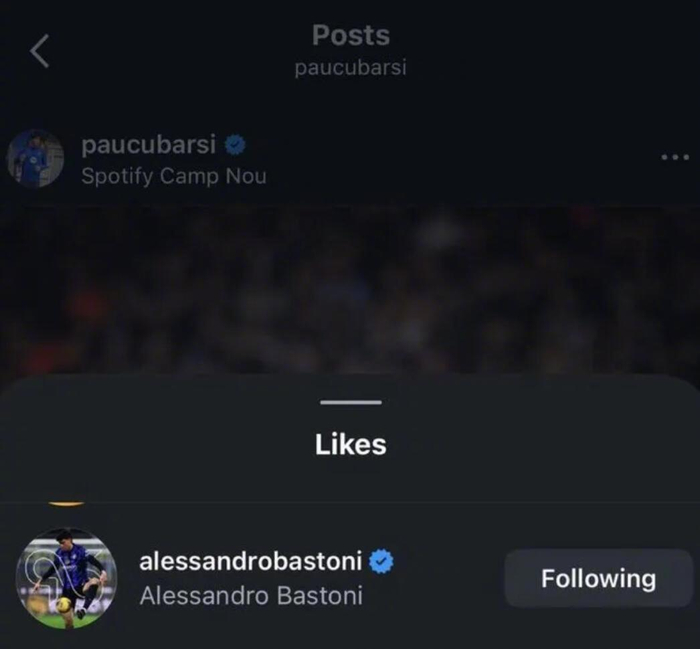 巴萨后防补强目标巴斯托尼频繁点赞库巴西引关